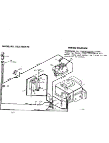 Wiring Diagram parts for Craftsman Front-Engine Lawn Tractor 502256171 from AppliancePartsPros.com