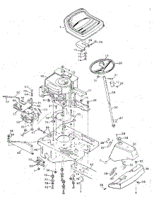 Top Half parts for Craftsman Front-Engine Lawn Tractor 502256172 from AppliancePartsPros.com