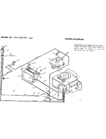 Wiring Diagram parts for Craftsman Front-Engine Lawn Tractor 502256180 from AppliancePartsPros.com