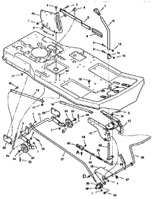 Mower Housing Suspension parts for Craftsman Rear-Engine Riding Mower 502256210 from AppliancePartsPros.com