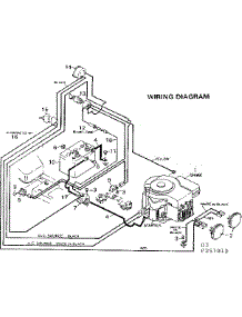 Wiring Diagram parts for Craftsman Front-Engine Lawn Tractor 502257010 from AppliancePartsPros.com