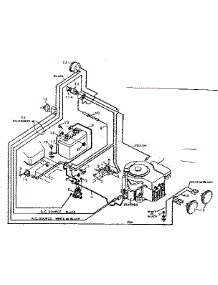 Wiring Diagram parts for Craftsman Front-Engine Lawn Tractor 502257011 from AppliancePartsPros.com