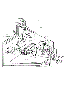 Wiring Diagram parts for Craftsman Front-Engine Lawn Tractor 502257042 from AppliancePartsPros.com