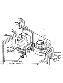 Wiring Diagram parts for Craftsman Front-Engine Lawn Tractor 502257043 from AppliancePartsPros.com