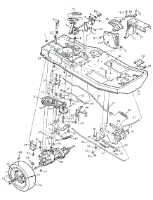 Drive System parts for Craftsman Front-Engine Lawn Tractor 502257330 from AppliancePartsPros.com