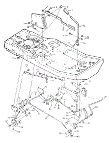 Mower Housing Suspension parts for Craftsman Front-Engine Lawn Tractor 502257330 from AppliancePartsPros.com