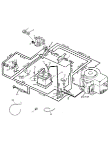 Wiring System parts for Craftsman Front-Engine Lawn Tractor 502257330 from AppliancePartsPros.com