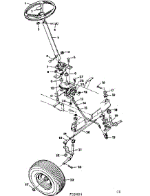 10 Lawn Tractor parts for Craftsman Front-Engine Lawn Tractor 50225801 from AppliancePartsPros.com