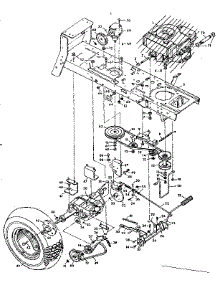 Drive Assembly parts for Craftsman Front-Engine Lawn Tractor 50225900 from AppliancePartsPros.com