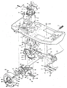 Drive System parts for Craftsman Front-Engine Lawn Tractor 502259120 from AppliancePartsPros.com