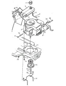 Engine Mount parts for Craftsman Front-Engine Lawn Tractor 502259281 from AppliancePartsPros.com