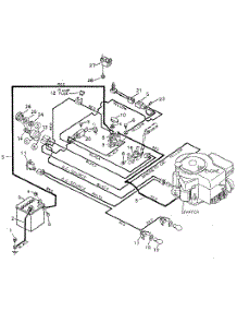 Pictorial Wiring Diagram parts for Craftsman Front-Engine Lawn Tractor 502259281 from AppliancePartsPros.com