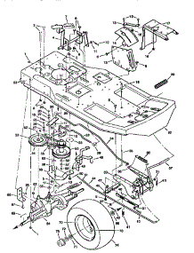 Motion Drive parts for Craftsman Front-Engine Lawn Tractor 502270110 from AppliancePartsPros.com