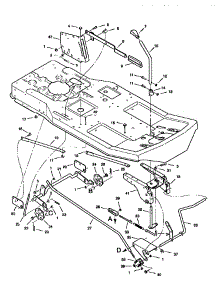 Mower Housing Suspension parts for Craftsman Front-Engine Lawn Tractor 502270110 from AppliancePartsPros.com
