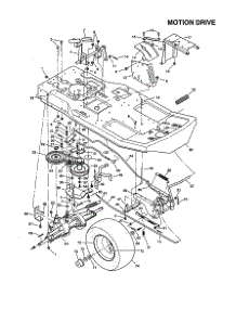Motion Drive parts for Craftsman Rear-Engine Riding Mower 502270111 from AppliancePartsPros.com