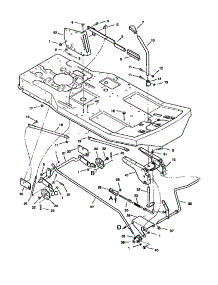 Mower Housing Suspension parts for Craftsman Rear-Engine Riding Mower 502270210 from AppliancePartsPros.com