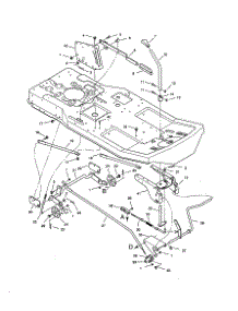 Mower Housing Suspension parts for Craftsman Rear-Engine Riding Mower 502270211 from AppliancePartsPros.com