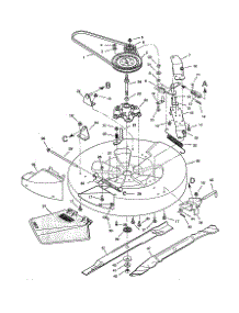 Mower Housing parts for Craftsman Rear-Engine Riding Mower 502270211 from AppliancePartsPros.com
