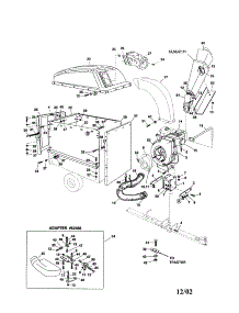 Panels / Engine Base / Hose parts for Agri-Fab Lawn Vacuum 502492VAC from AppliancePartsPros.com