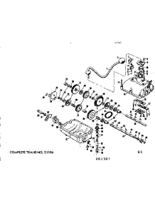 Three Speed Transmission parts for Craftsman Front-Engine Lawn Tractor 50281301 from AppliancePartsPros.com