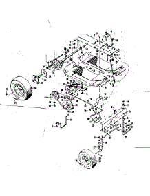 Drive Assembly parts for Craftsman Front-Engine Lawn Tractor 50281370 from AppliancePartsPros.com