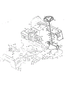 Top Half parts for Craftsman Front-Engine Lawn Tractor 50281373 from AppliancePartsPros.com