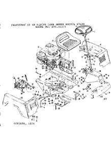 Top Half parts for Craftsman Front-Engine Lawn Tractor 50281375 from AppliancePartsPros.com