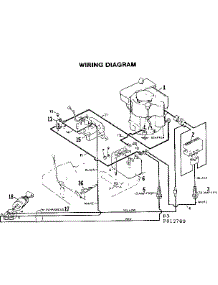 Wiring Diagram parts for Craftsman Front-Engine Lawn Tractor 502813780 from AppliancePartsPros.com