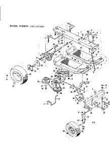 Drive Assembly parts for Craftsman Front-Engine Lawn Tractor 50281380 from AppliancePartsPros.com