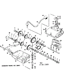 Three - Speed Transmision parts for Craftsman Front-Engine Lawn Tractor 50281380 from AppliancePartsPros.com