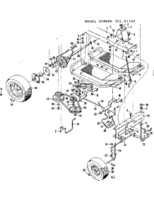 Drive Assembly parts for Craftsman Front-Engine Lawn Tractor 50281381 from AppliancePartsPros.com