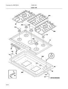 Cooktop parts for Ikea Gas Cooktop 50462135A from AppliancePartsPros.com