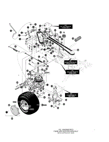 Motion Drive Assembly parts for Yard King Front-Engine Lawn Tractor 50562X89 from AppliancePartsPros.com