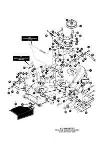 Deck Assembly parts for Yard King Front-Engine Lawn Tractor 50562X89 from AppliancePartsPros.com