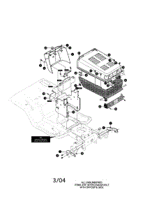 Front Chassis Assembly parts for Yard King Front-Engine Lawn Tractor 50565X89 from AppliancePartsPros.com
