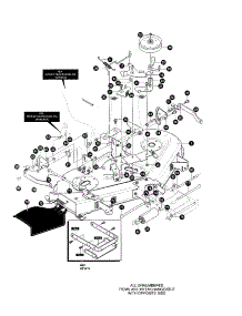 Deck Assembly parts for Yard King Front-Engine Lawn Tractor 50565X89 from AppliancePartsPros.com