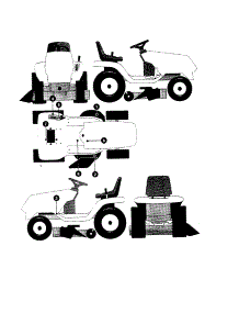 Decal Assembly parts for Yard King Front-Engine Lawn Tractor 50565X89 from AppliancePartsPros.com