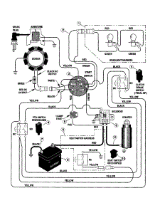 Electrical System parts for Murray Front-Engine Lawn Tractor 50568X9A from AppliancePartsPros.com
