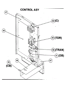 Control Asy parts for Carrier Heating Cooling Combined Unit 50JX024300 from AppliancePartsPros.com