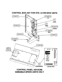 Control Box Assembly parts for Carrier Heating Cooling Combined Unit 50JZ030310 from AppliancePartsPros.com
