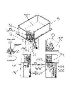 Evaporator Top / Base Pan parts for Carrier Heating Cooling Combined Unit 50JZ036310 from AppliancePartsPros.com