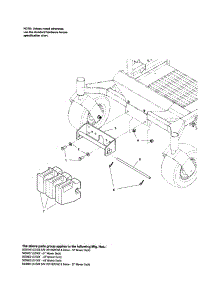 Weight Mount parts for Snapper Grass Catcher 5100857 from AppliancePartsPros.com