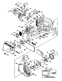 Rewind Starter parts for Craftsman Chainsaw 517358510 from AppliancePartsPros.com