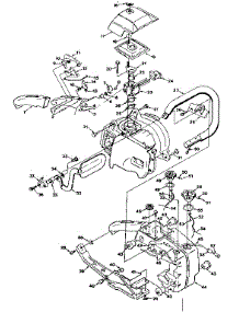 Main Frame parts for Craftsman Chainsaw 517358510 from AppliancePartsPros.com