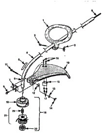 Handle And Stringhead Assembly parts for Craftsman Line Trimmer 51774118 from AppliancePartsPros.com