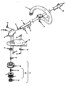 Handle And Stringhead Assembly parts for Craftsman Line Trimmer 51774119 from AppliancePartsPros.com