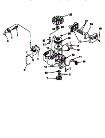 Rotor parts for Craftsman Hedge Trimmer 517795670 from AppliancePartsPros.com