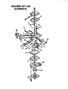 Carburetor parts for Craftsman Hedge Trimmer 517795670 from AppliancePartsPros.com