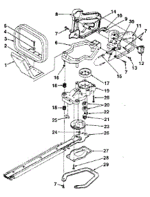 Gear Box Assembly parts for Craftsman Hedge Trimmer 517797660 from AppliancePartsPros.com