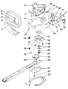 Gear Box Assembly parts for Craftsman Hedge Trimmer 517797662 from AppliancePartsPros.com